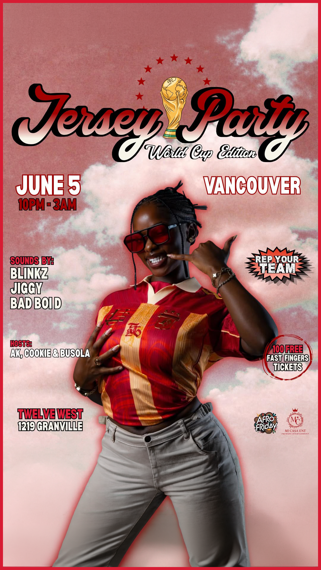 AFRO FRIDAY JERSEY PARTY