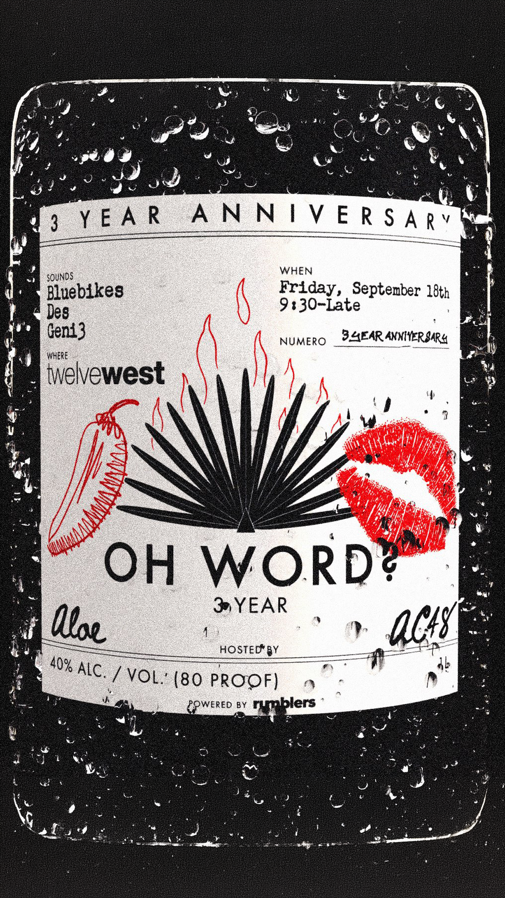 OH WORD: 3 YEAR ANNIVERSARY